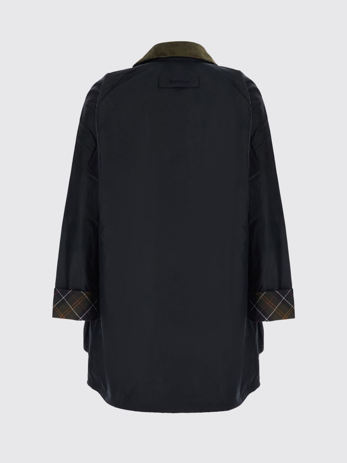 BARBOUR ジャケット: Barbour Beaufort ベルベットカラー付き 防風ワックスドコットンジャケット, ブルー - Img 3