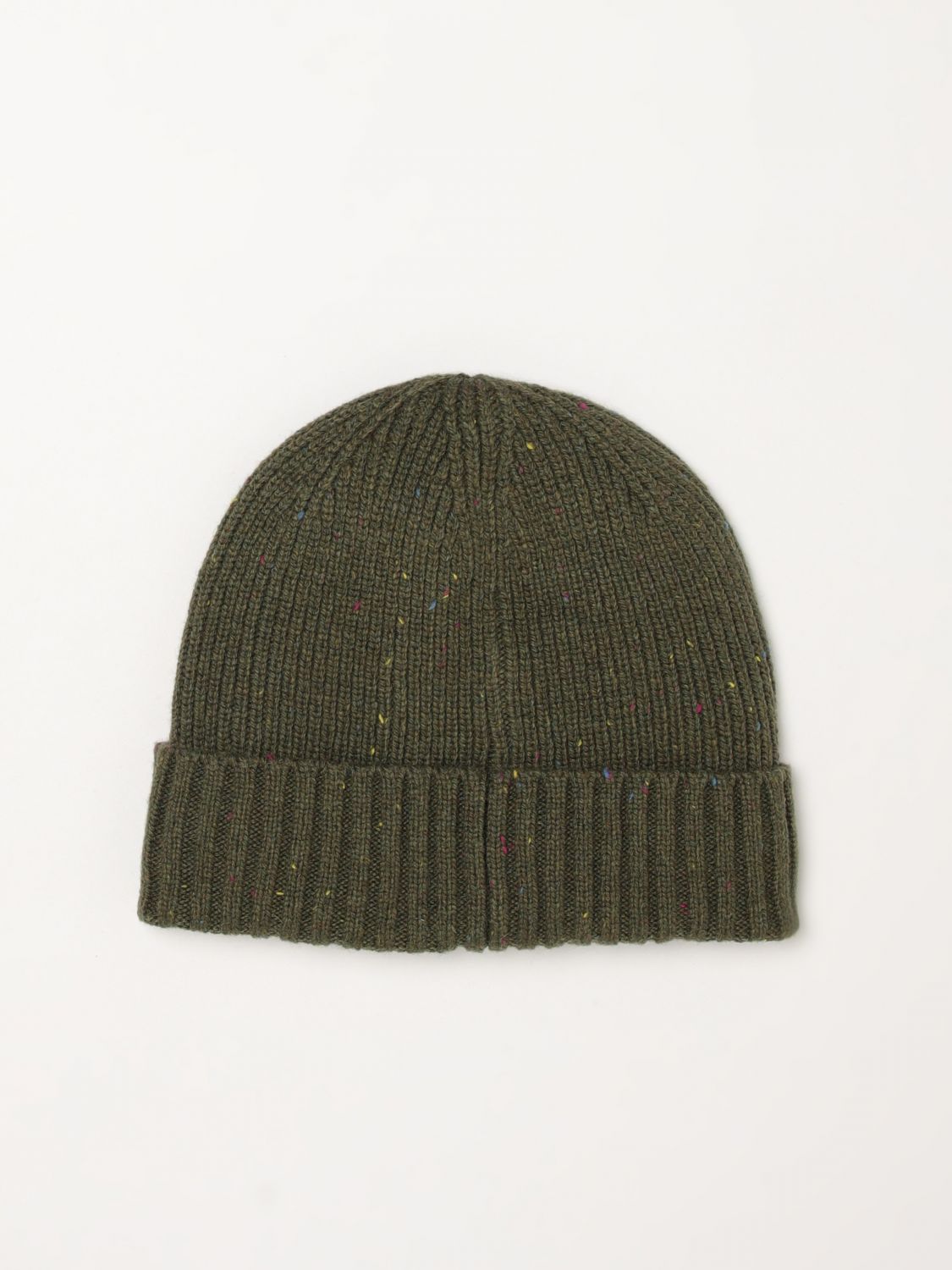 BARBOUR HAT: Barbour Wool Blend Beanie Hat and Scarf Gift Set with Applied Logo, Green - Img 3