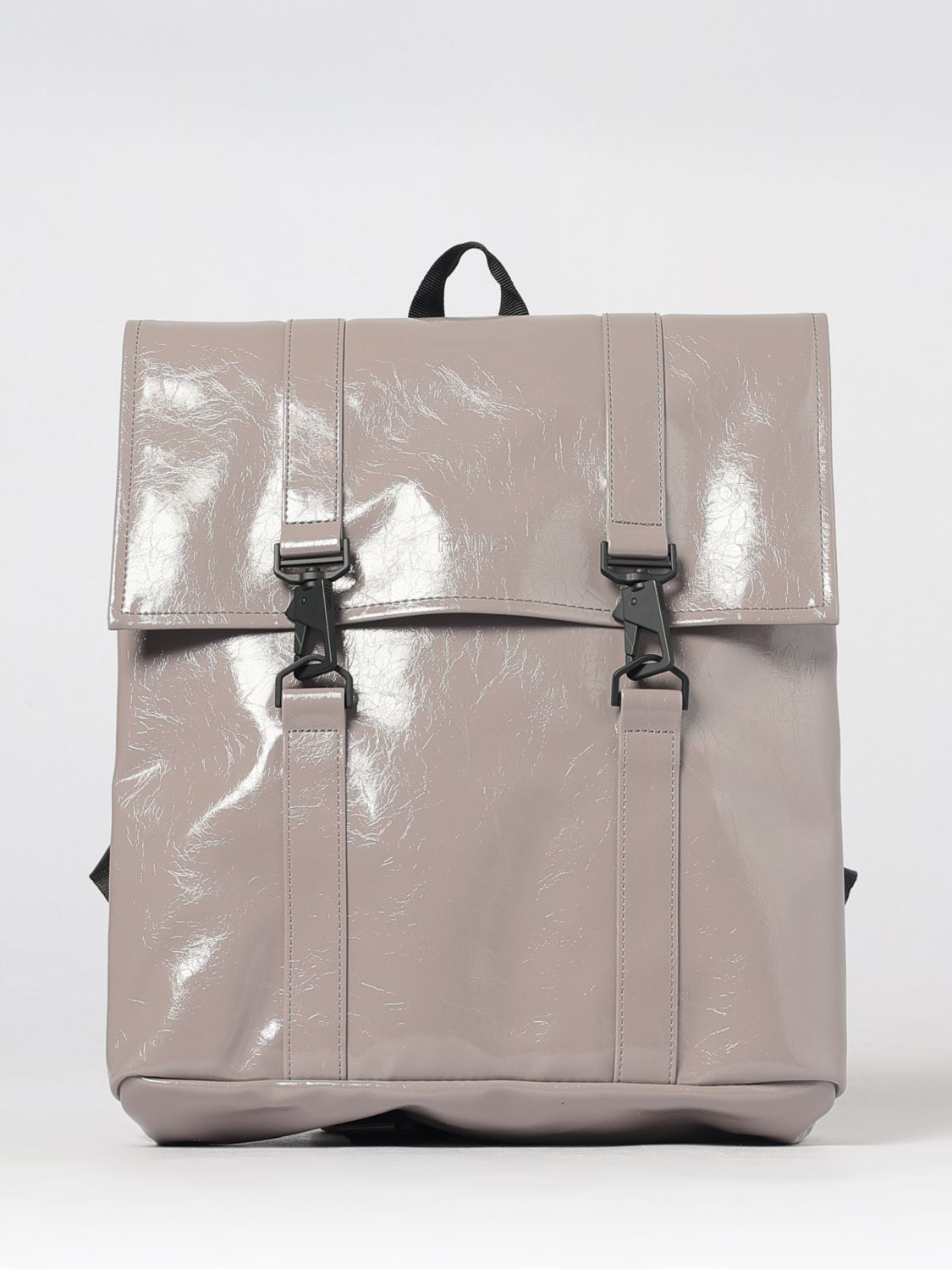 RAINS BACKPACK: Rains MSN Waterproof Polyester Backpack with Carabiner Closure, Lilac - Img 1