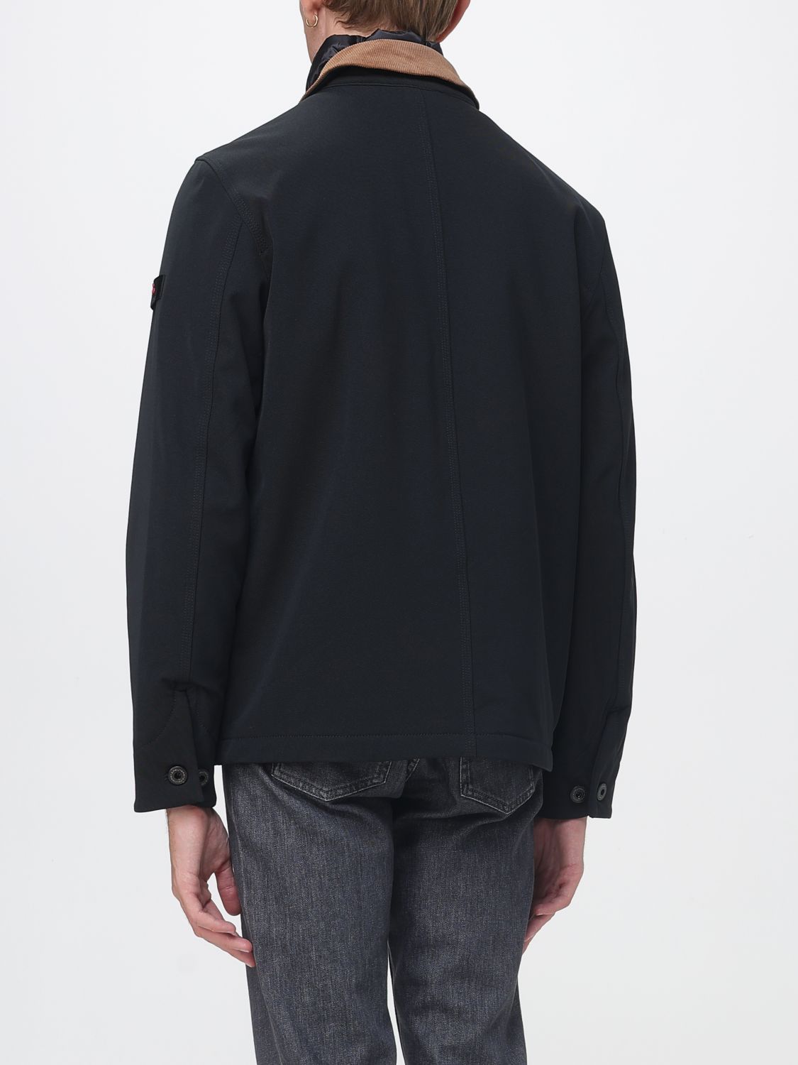 PEUTEREY JACKET: Peuterey Bergher Cotton Drill Windbreaker Jacket with PrimaLoft® Padding, Black - Img 2
