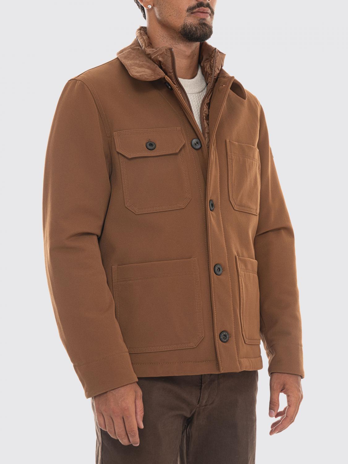 PEUTEREY JACKET: Peuterey Bergher Cotton Drill Windbreaker Jacket with PrimaLoft® Padding, Camel - Img 3