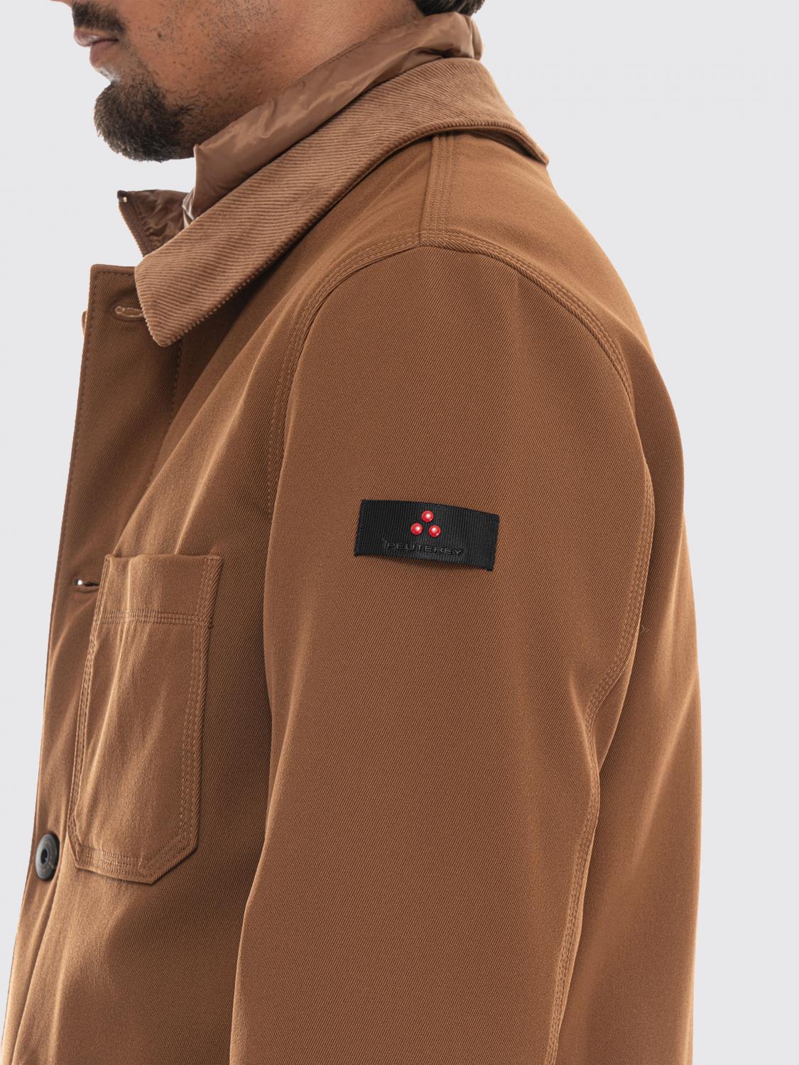 PEUTEREY JACKET: Peuterey Bergher Cotton Drill Windbreaker Jacket with PrimaLoft® Padding, Camel - Img 4
