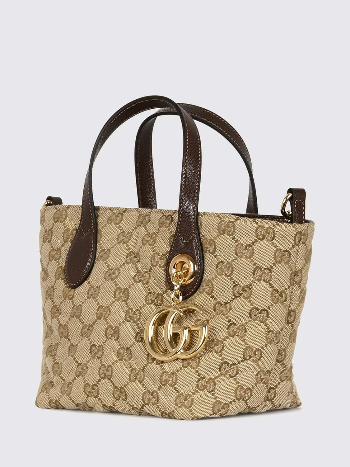 GUCCI 숄더백: 숄더백 여성 Gucci, 브라운 - Img 3