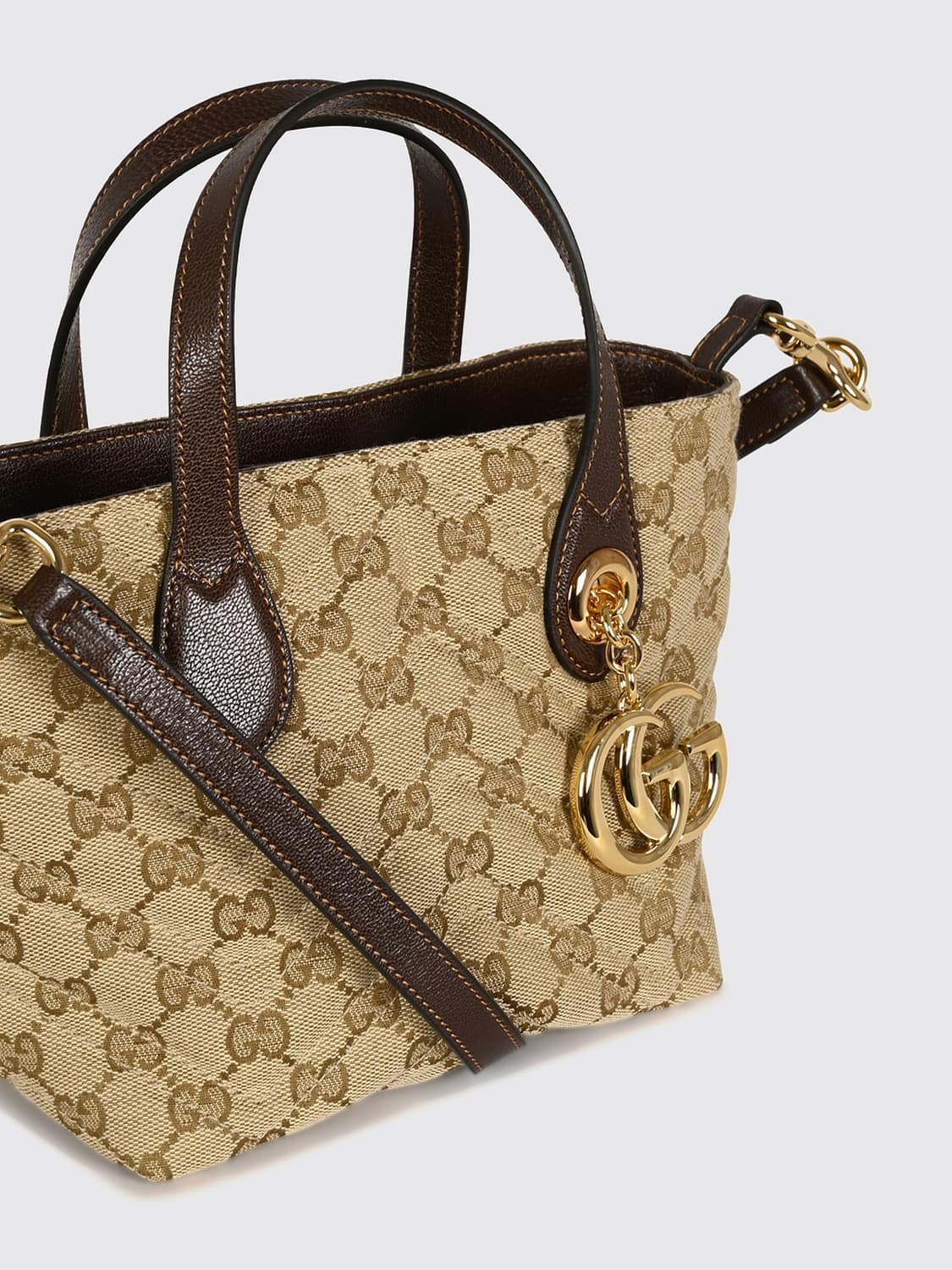 GUCCI 숄더백: 숄더백 여성 Gucci, 브라운 - Img 4