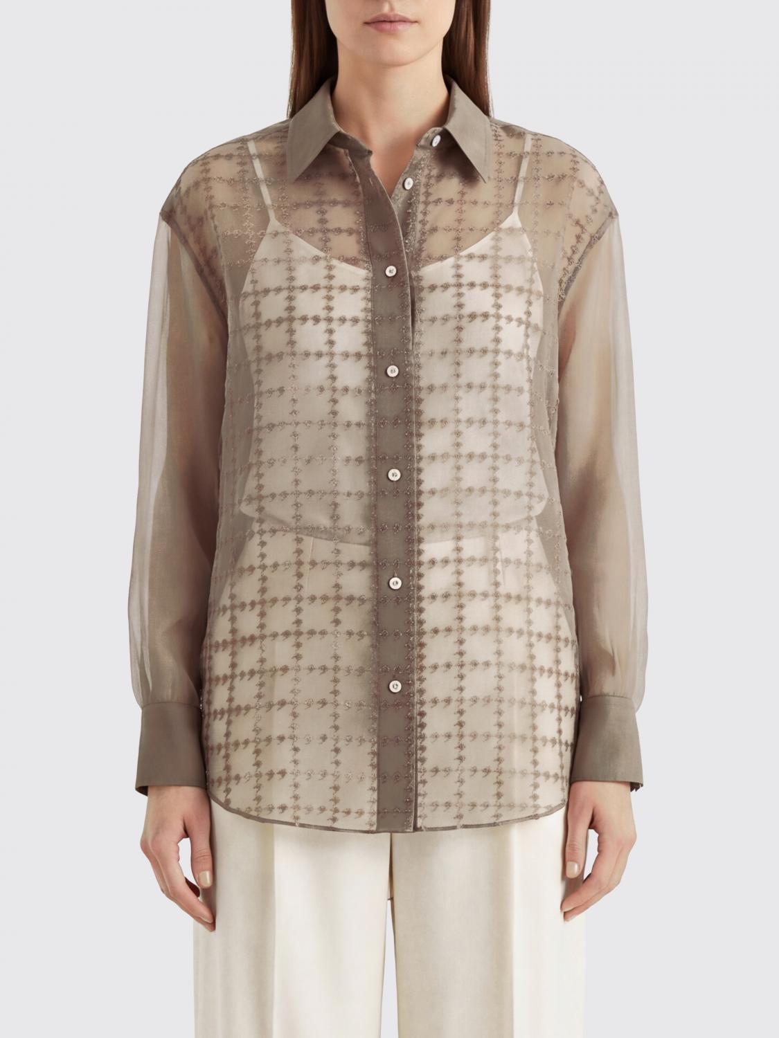 BRUNELLO CUCINELLI CAMISA: Camisa mujer Brunello Cucinelli, Cuerda - Img 1