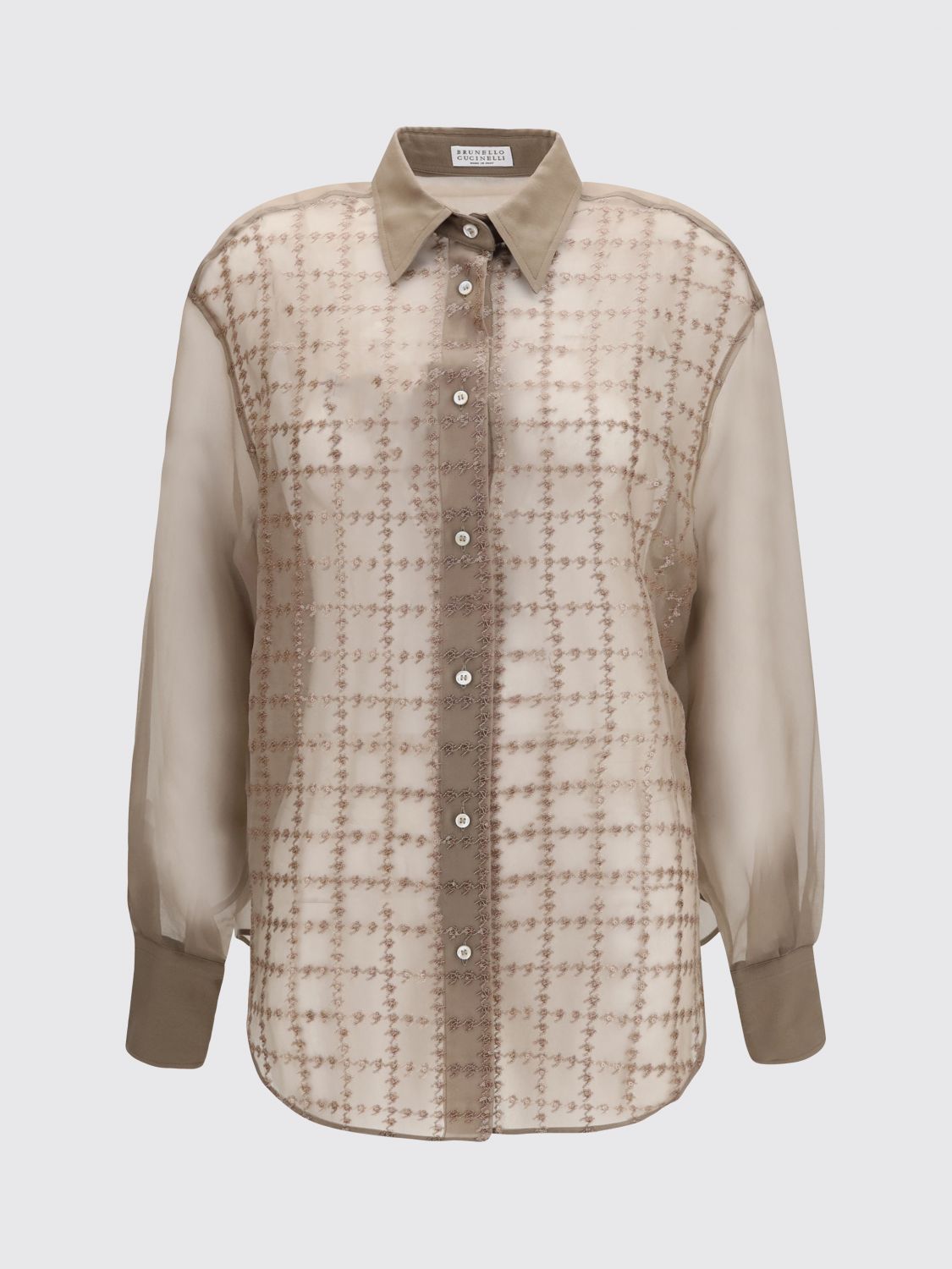 BRUNELLO CUCINELLI CAMISA: Camisa mujer Brunello Cucinelli, Cuerda - Img 2