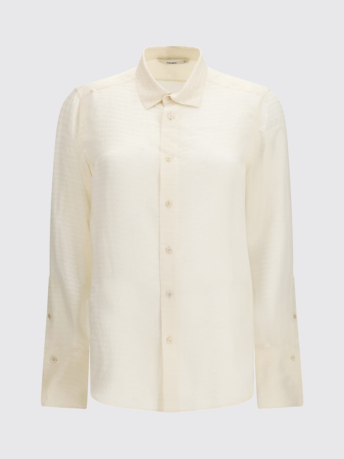 FENDI CAMICIA: Camicia donna Fendi, Avorio - Img 2