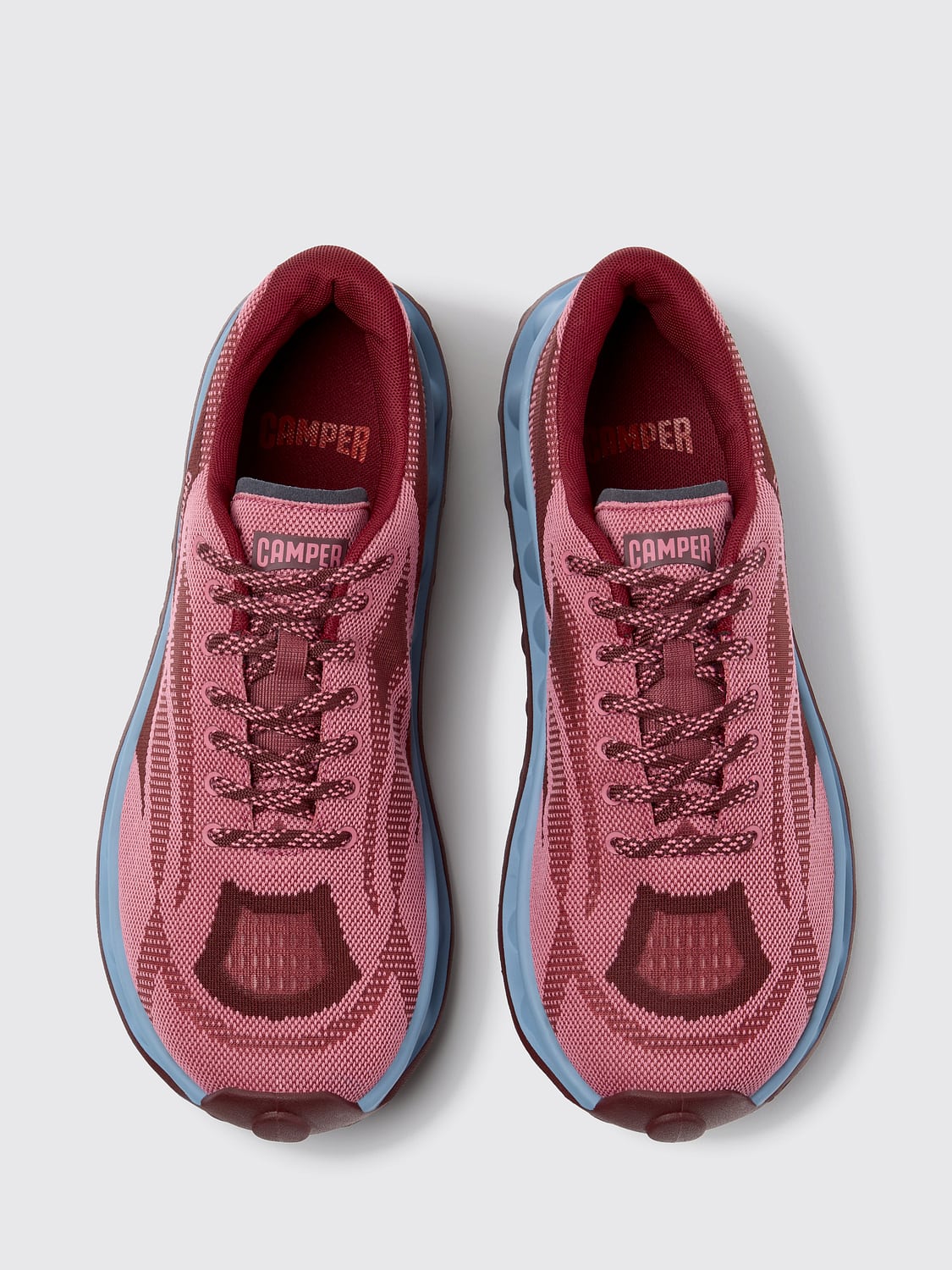 CAMPER SNEAKERS: Pelotissima Bicolor Jacquard Logo Camper Sneakers in Recycled PET, Multicolor - Img 4