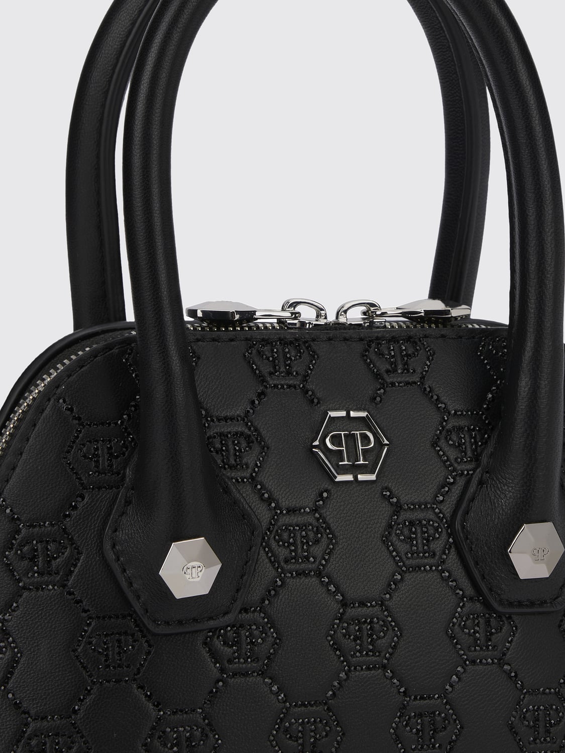 PHILIPP PLEIN BORSA A MANO: Borsa a mano donna Philipp Plein, Nero 1 - Img 4