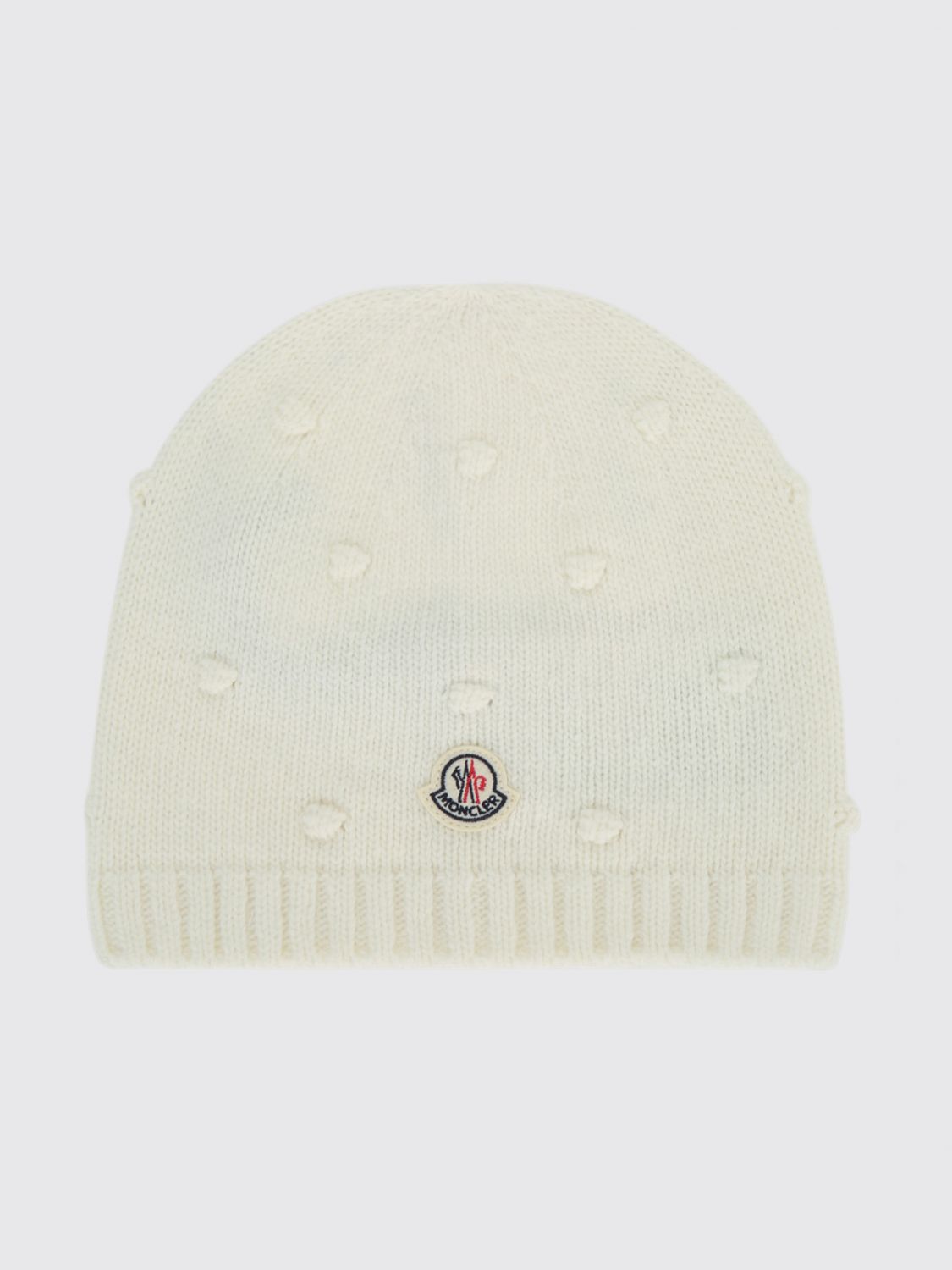 MONCLER CAPPELLO: Cappello bambino Moncler, Crema - Img 1
