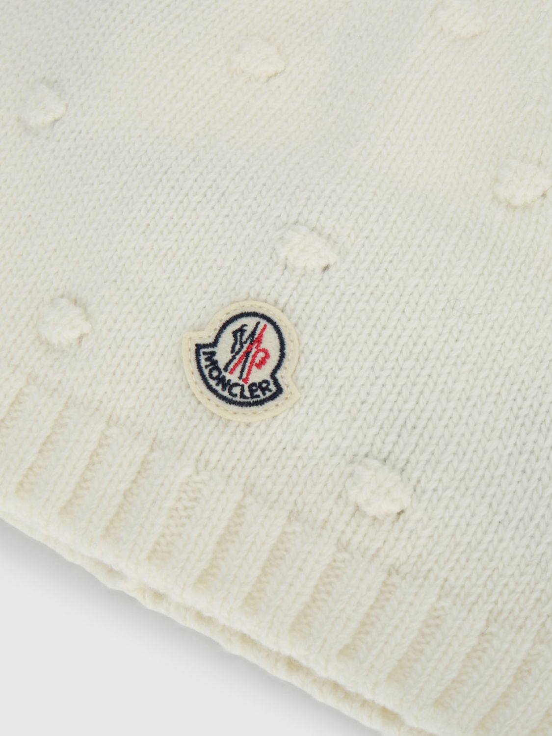 MONCLER CAPPELLO: Cappello bambino Moncler, Crema - Img 3