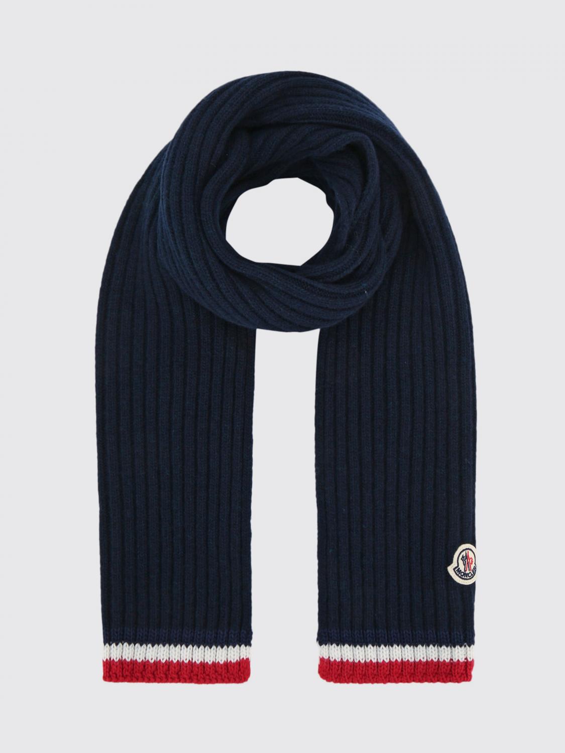 MONCLER ÉCHARPE: Écharpe enfant Moncler, Bleu Marine - Img 1