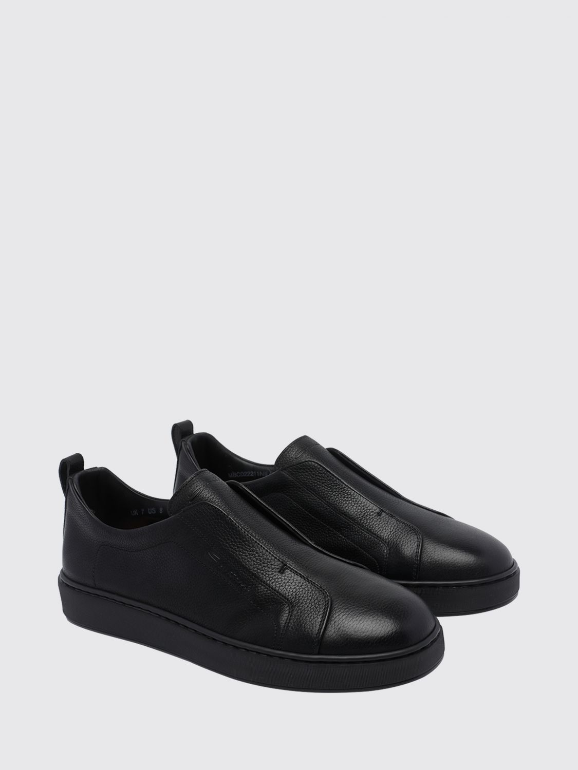SANTONI SNEAKERS: Sneakers men Santoni, Black - Img 2