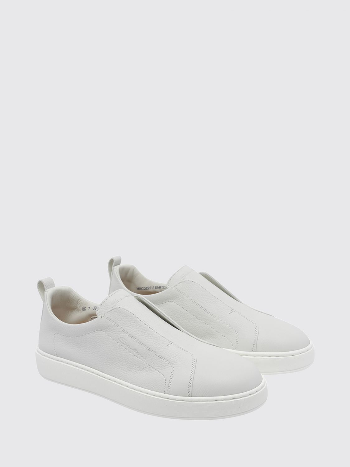 SANTONI SNEAKERS: Sneakers herren Santoni, Weiß - Img 2
