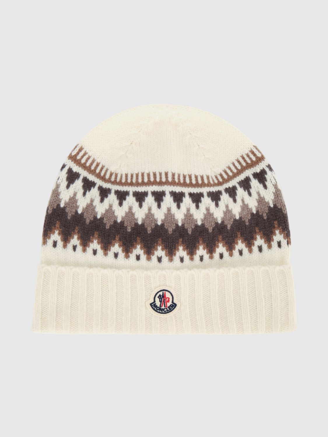MONCLER CAPPELLO: Cappello bambino Moncler, Crema - Img 1