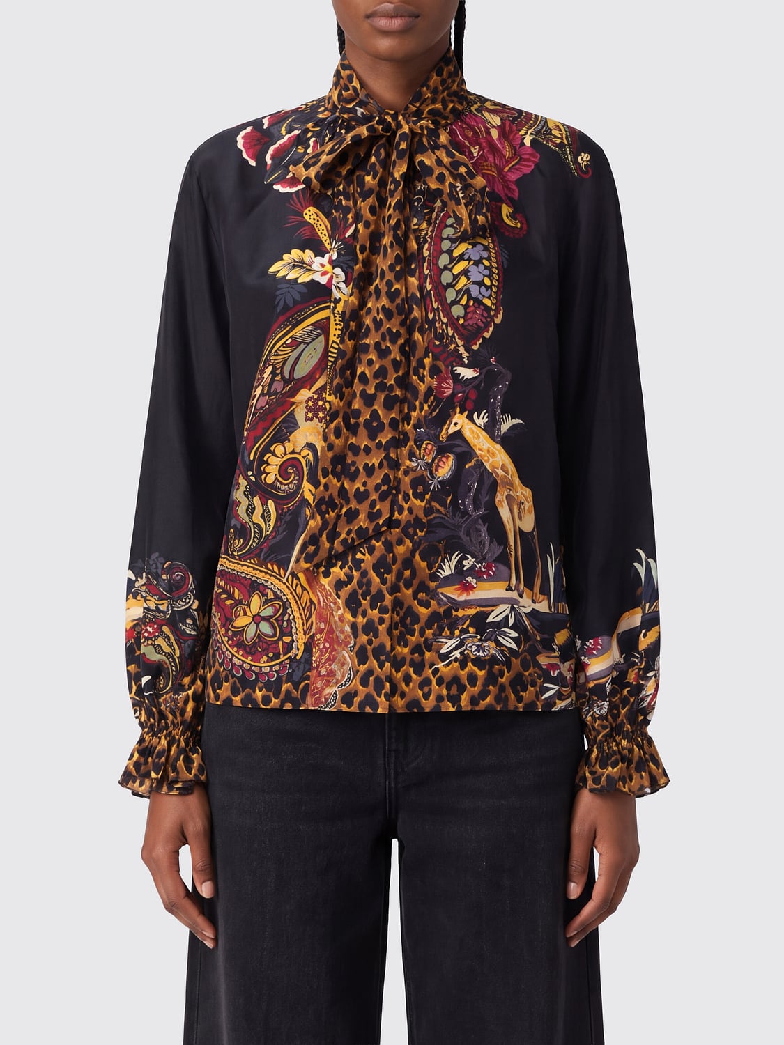 ETRO CAMISA: Camisa mujer Etro, Negro - Img 1