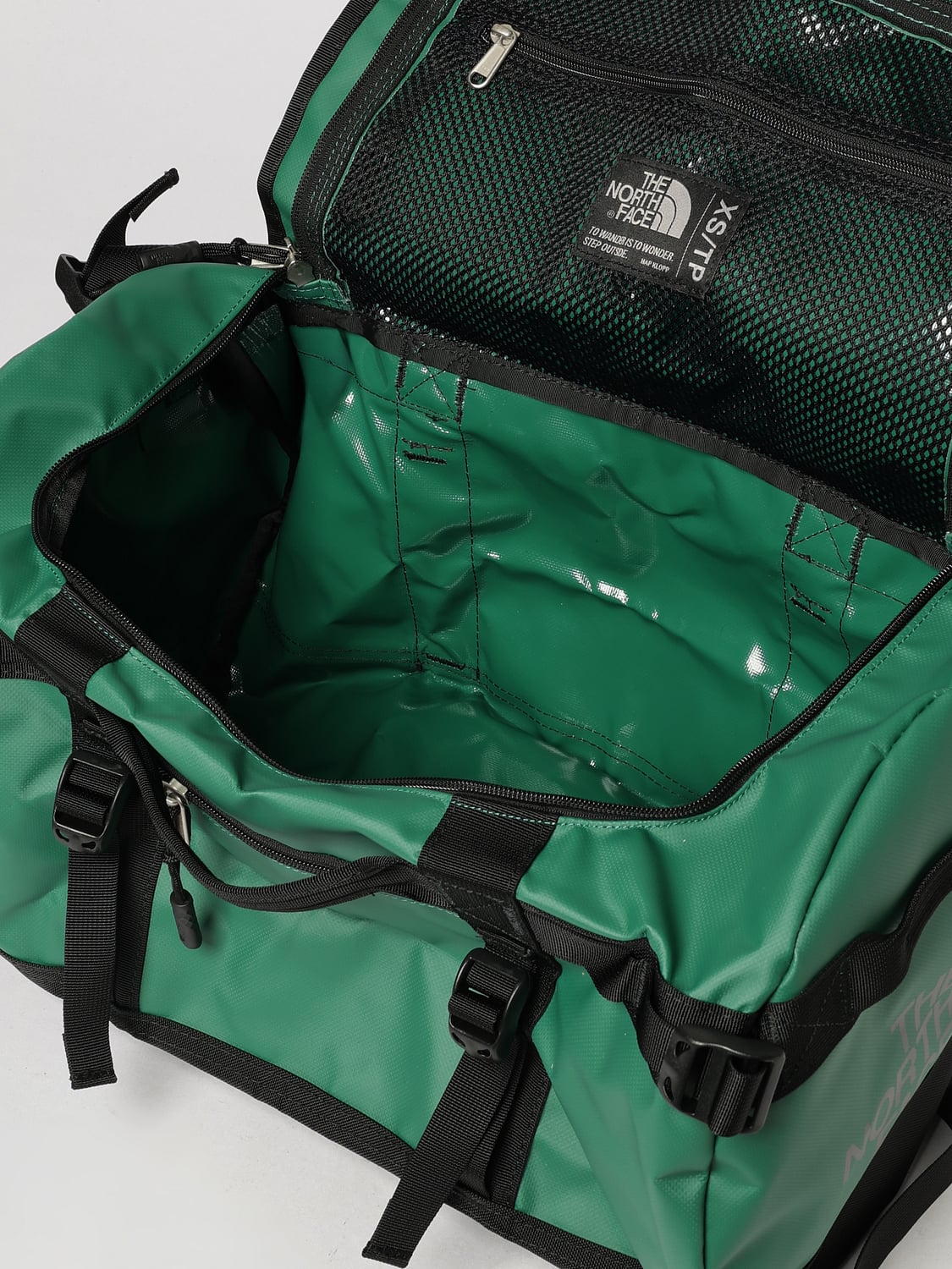 THE NORTH FACE TRAVEL BAG: Base Camp Water-Repellent Travel Bag The North Face in Recycled Materials, Green - Img 4