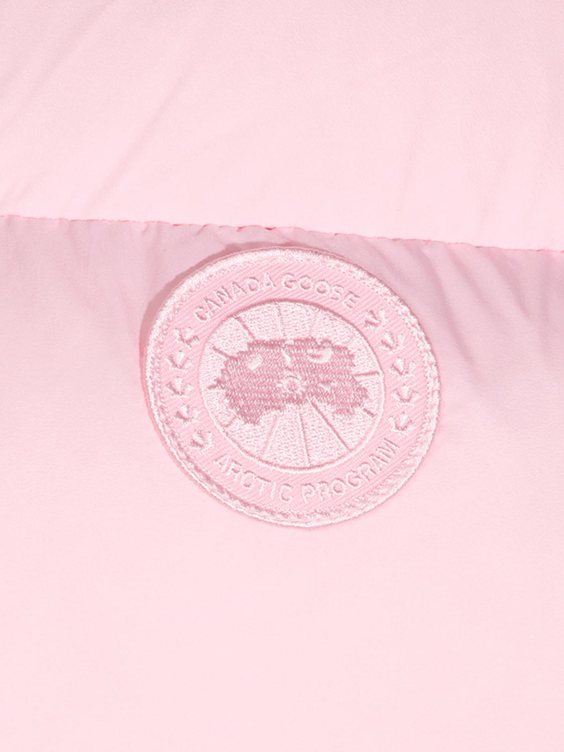 CANADA GOOSE WAISTCOAT: Fallon Quilted Down Gilet Canada Goose in Nylon with Funnel Neck, Pink - Img 4