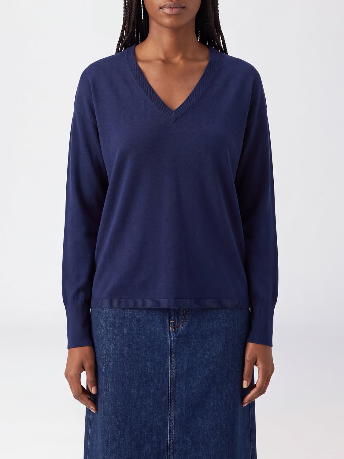 ASPESI JERSEY: Jersey mujer Aspesi, Azul Oscuro - Img 1