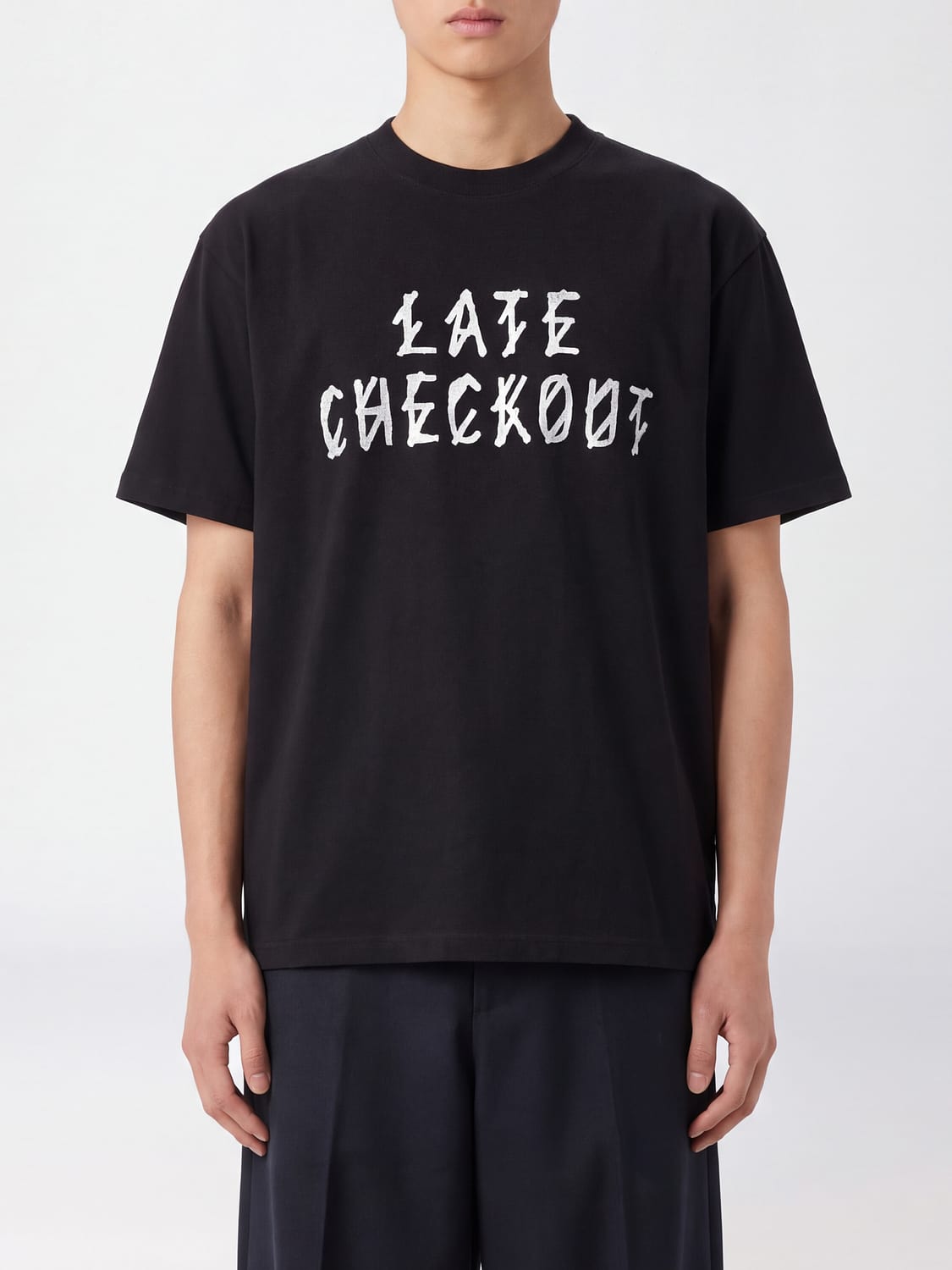 44 LABEL GROUP T-SHIRT: T-shirt herren 44 Label Group, Schwarz 2 - Img 1