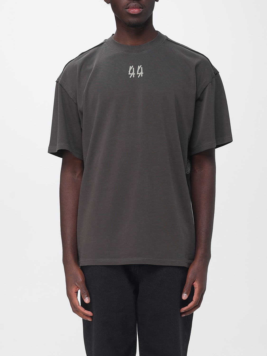 44 LABEL GROUP T-SHIRT: T-shirt men 44 Label Group, Brown - Img 1