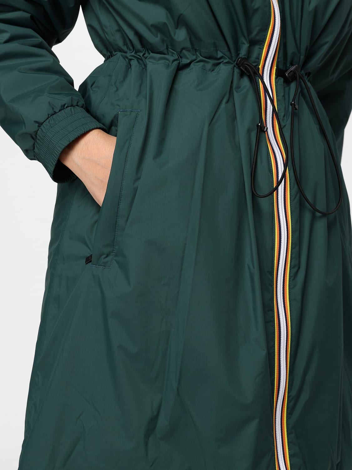 K-WAY CHAQUETA: Chaqueta mujer K-way, Verde Bosque - Img 4