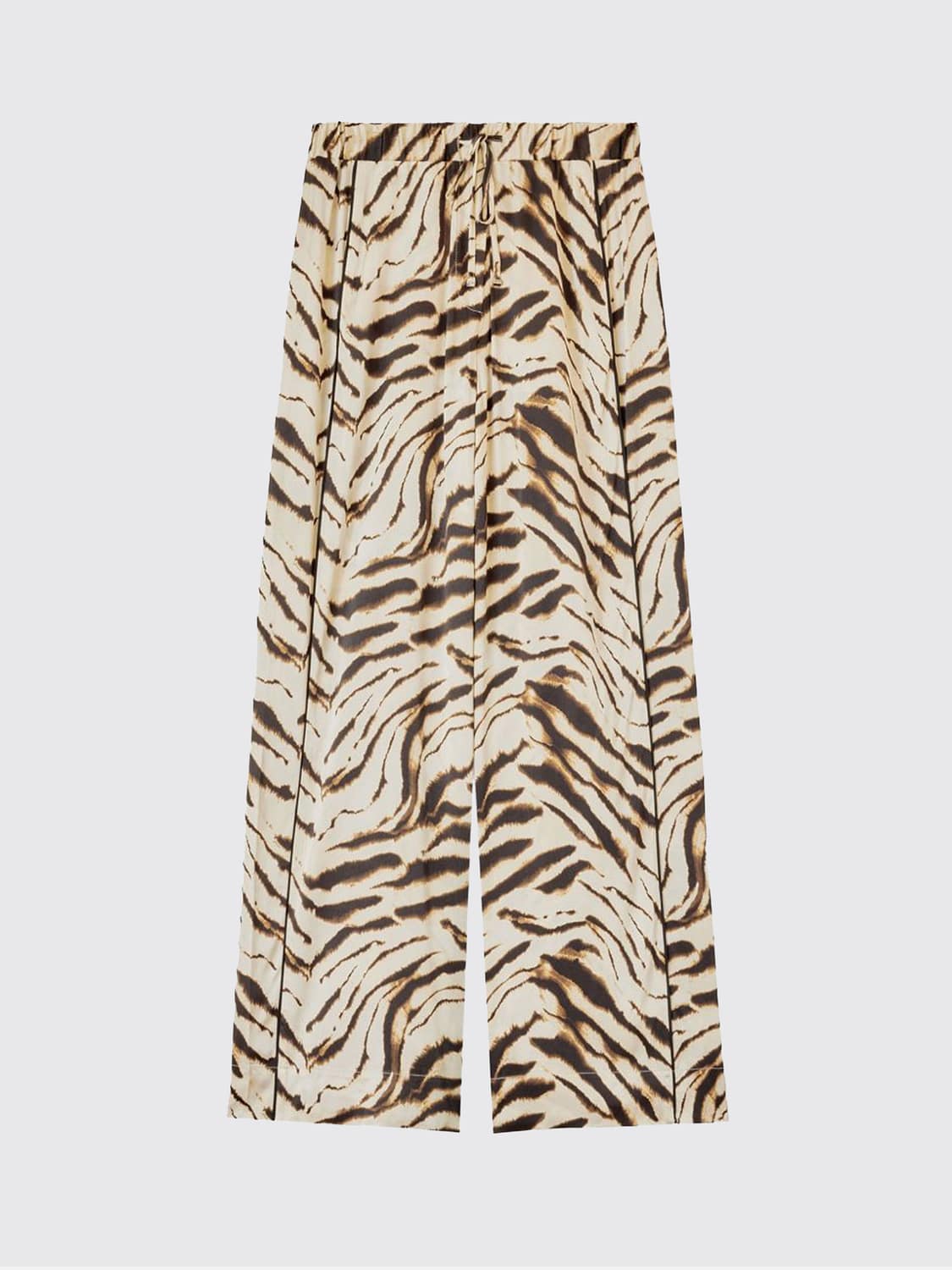 GANNI HOSE: Hose damen Ganni, Cream - Img 4