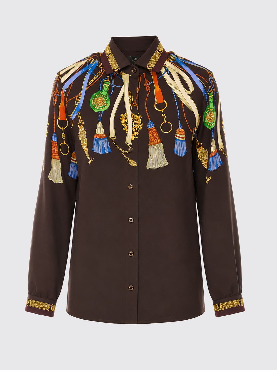 ETRO CAMISA: Camisa mujer Etro, Marrón - Img 1