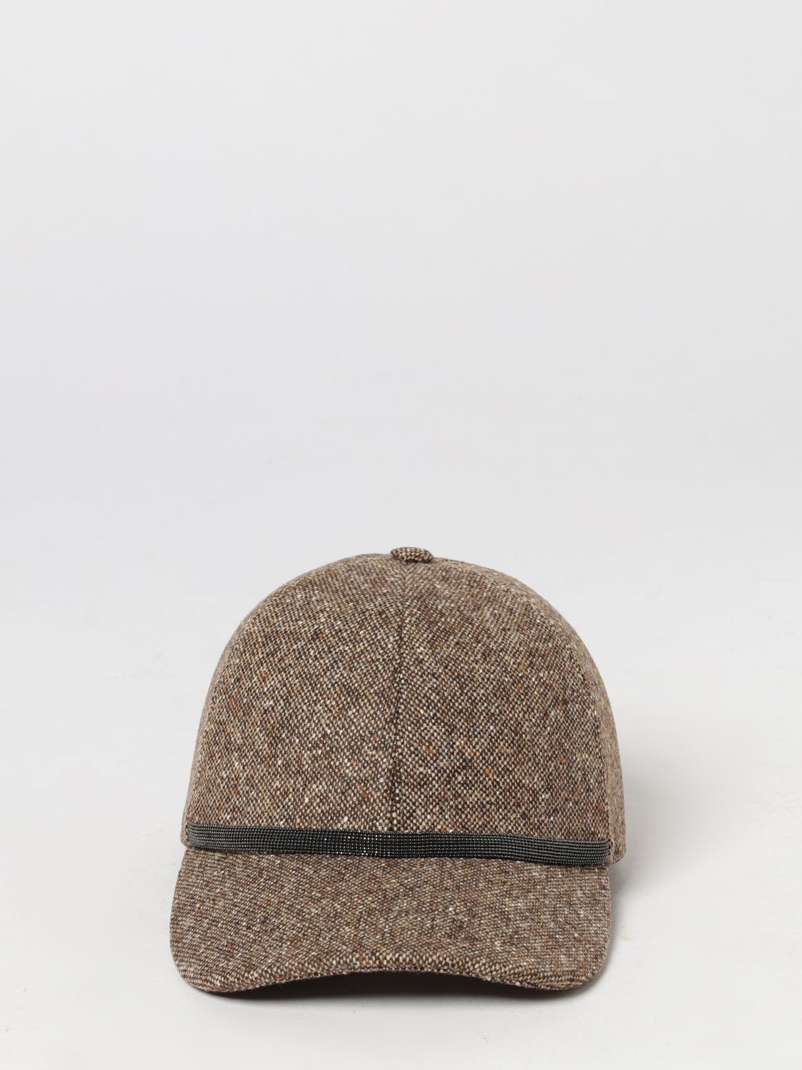 BRUNELLO CUCINELLI HAT: Hat woman Brunello Cucinelli, Brown - Img 2