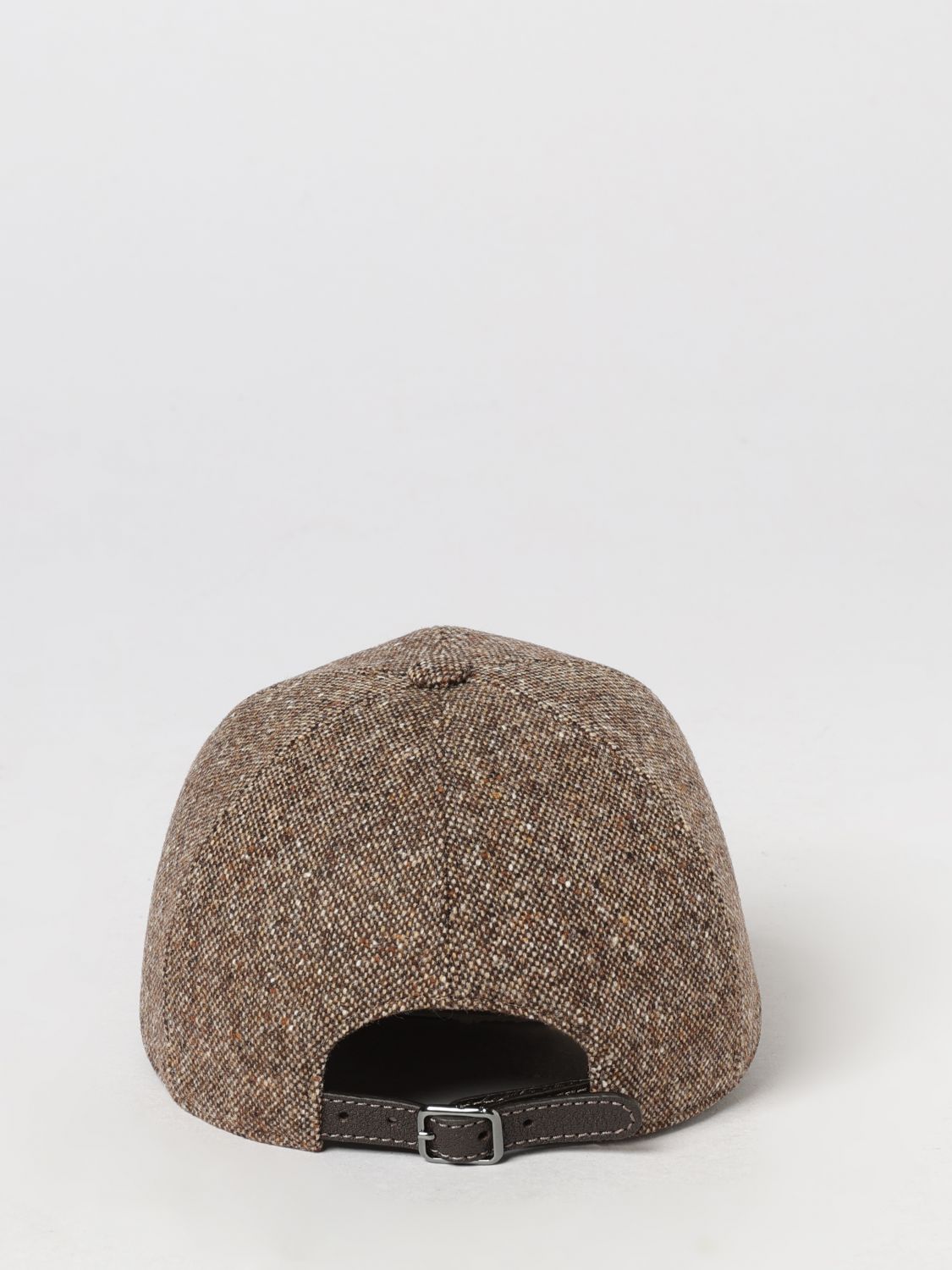 BRUNELLO CUCINELLI HAT: Hat woman Brunello Cucinelli, Brown - Img 3