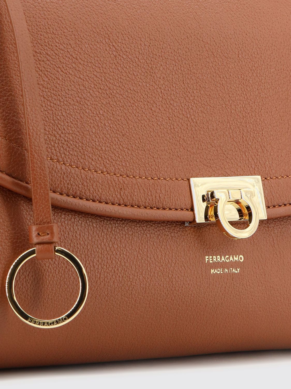 FERRAGAMO SCHULTERTASCHE: Schultertasche damen Ferragamo, Braun - Img 3