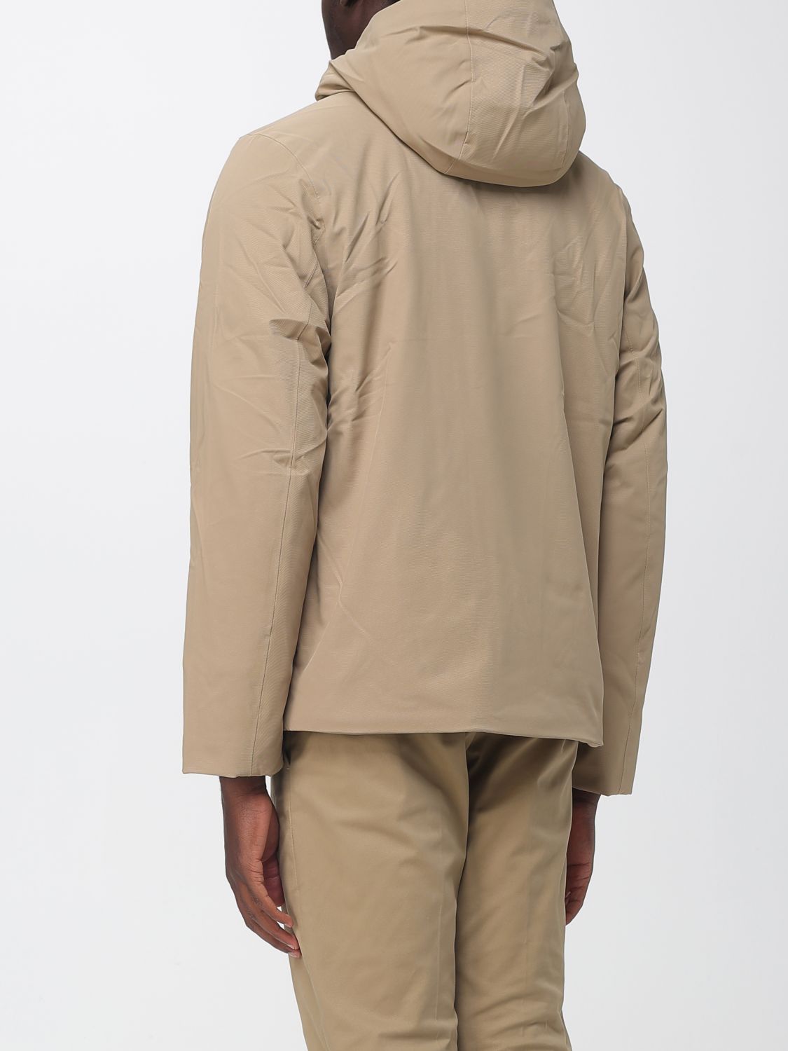 K-WAY CAPPOTTO: Parka corto K-WAY impermeabile con cappuccio e imbottitura PrimaLoft®, Kaki - Img 2