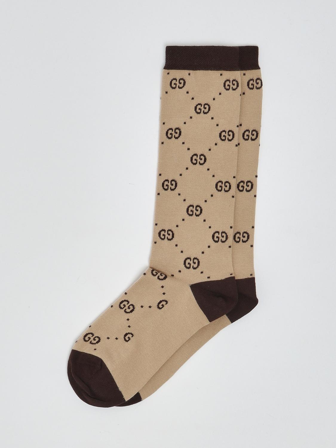 GUCCI ソックス: ソックス ボーイ Gucci, ベージュ - Img 1