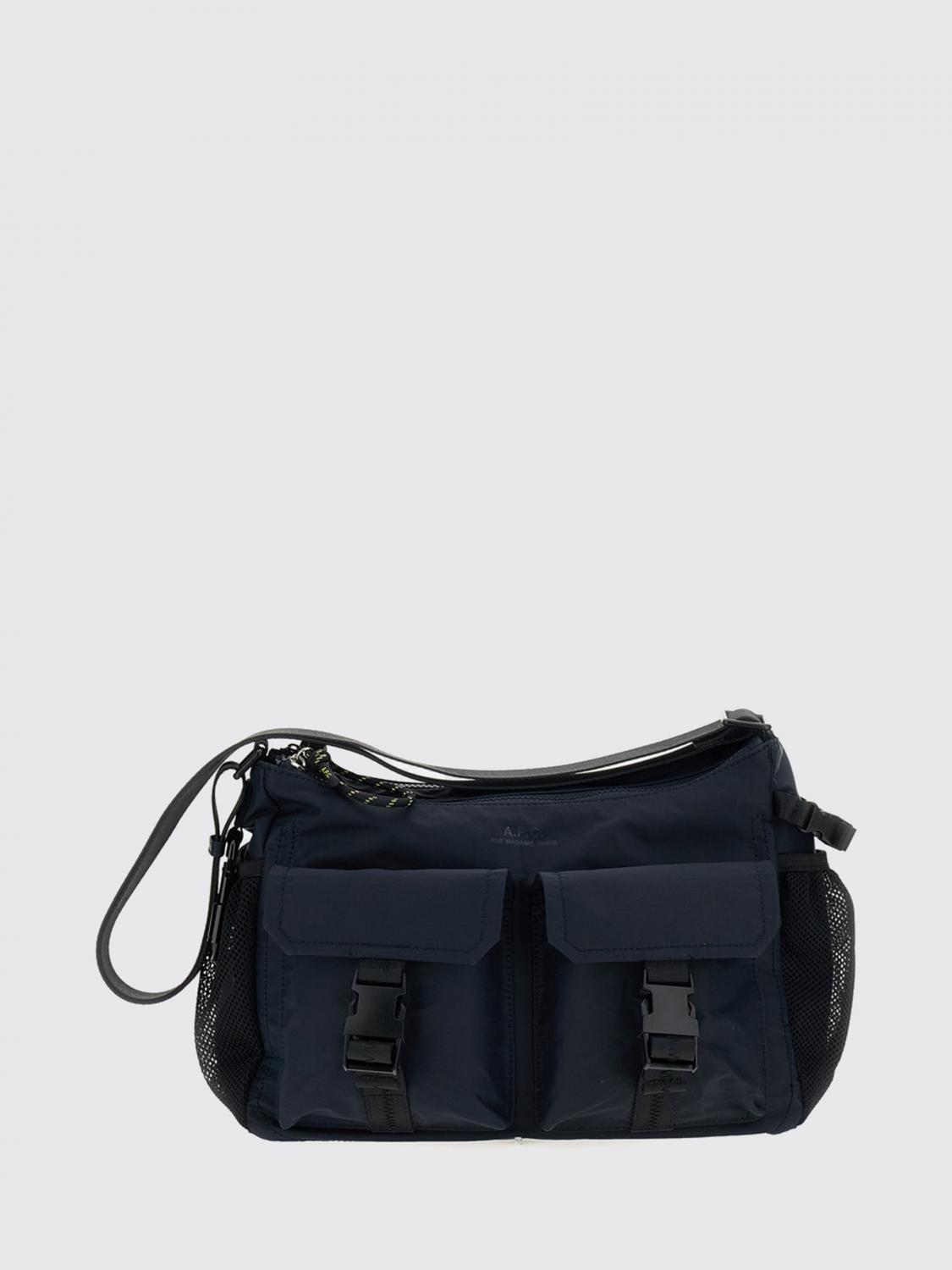 A.P.C. BAG: Bag men A.P.C., Blue - Img 1