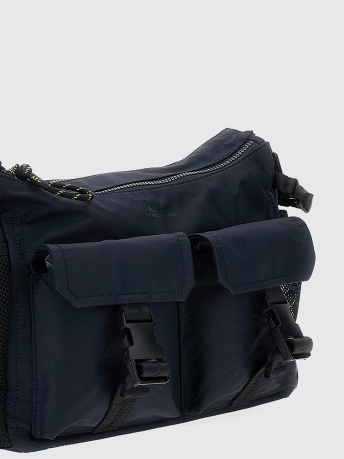 A.P.C. BAG: Bag men A.P.C., Blue - Img 3