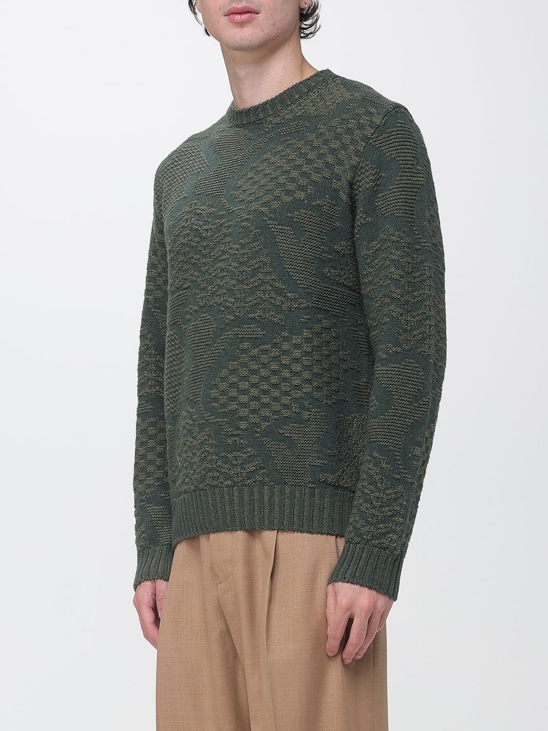 ETRO SWEATER: Sweater men Etro, Green - Img 4
