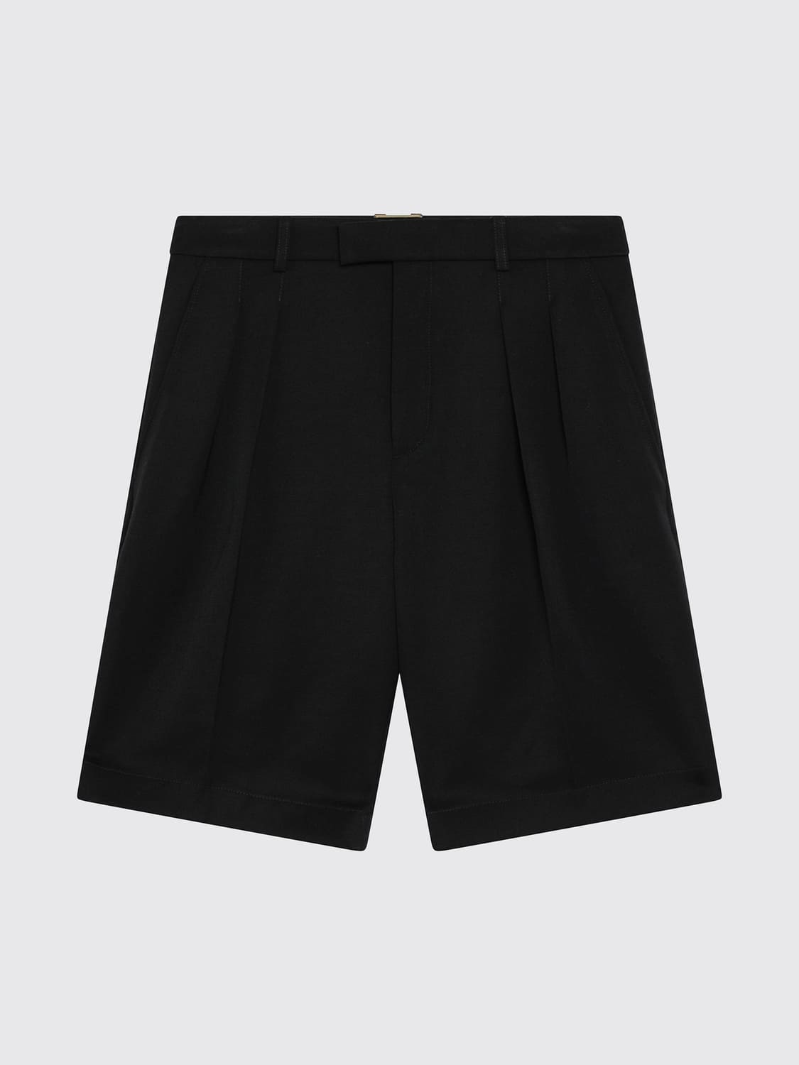 SAINT LAURENT SHORTS: Shorts damen Saint Laurent, Schwarz - Img 2