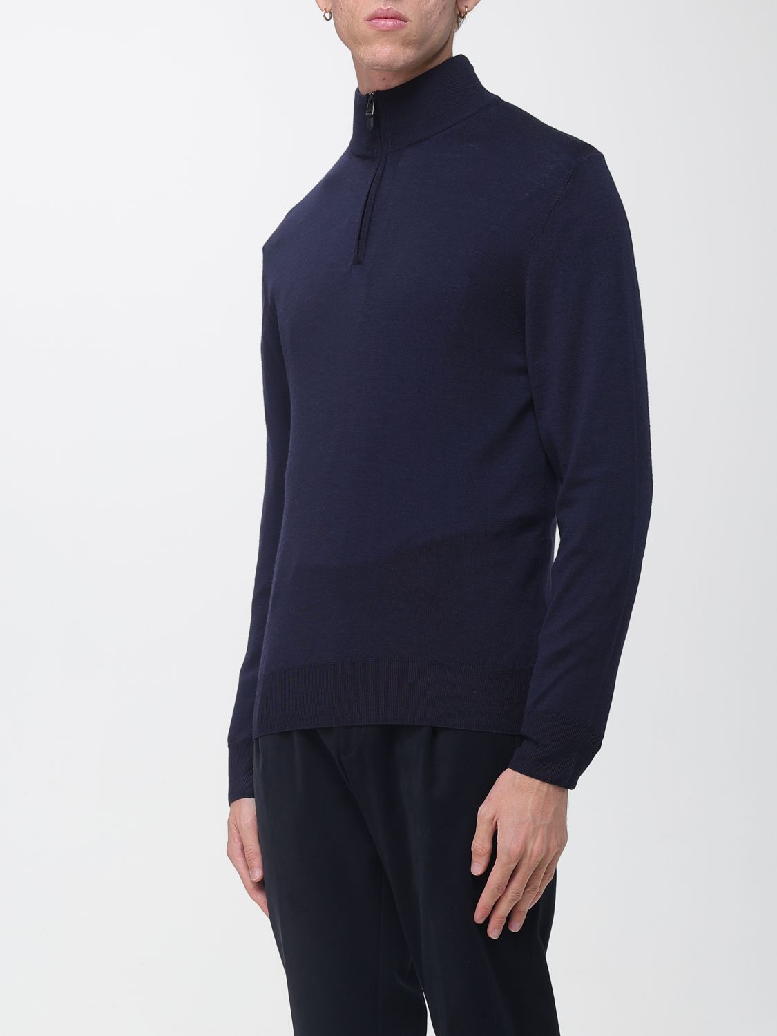 CANALI 毛衣: 毛衣 男士 Canali, 橄榄绿 - Img 3