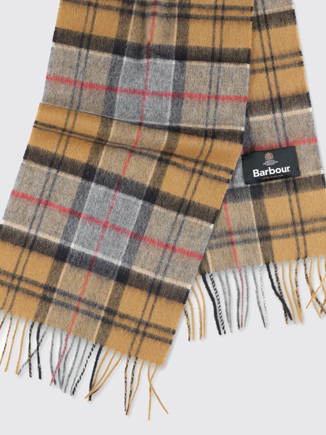 BARBOUR SCARF: Scarf men Barbour, Beige - Img 2
