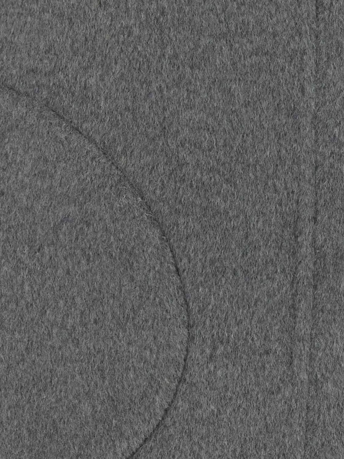 SOEUR CAPPOTTO: Cappotto corto monopetto Soeur in misto lana con spalle cadute, Grigio Topo - Img 4