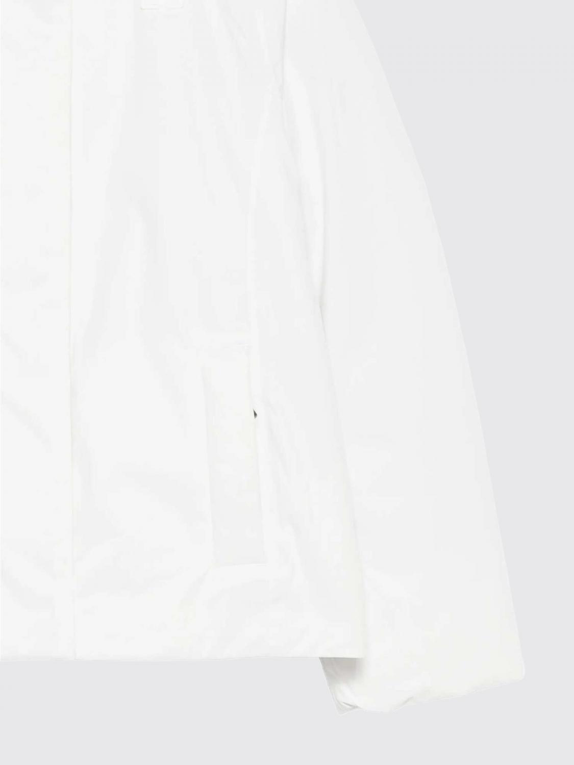 K-WAY JACKE: K-Way Lily Daunenjacke für Jungen mit Shearling-Futter und Kapuze, Weiß - Img 3