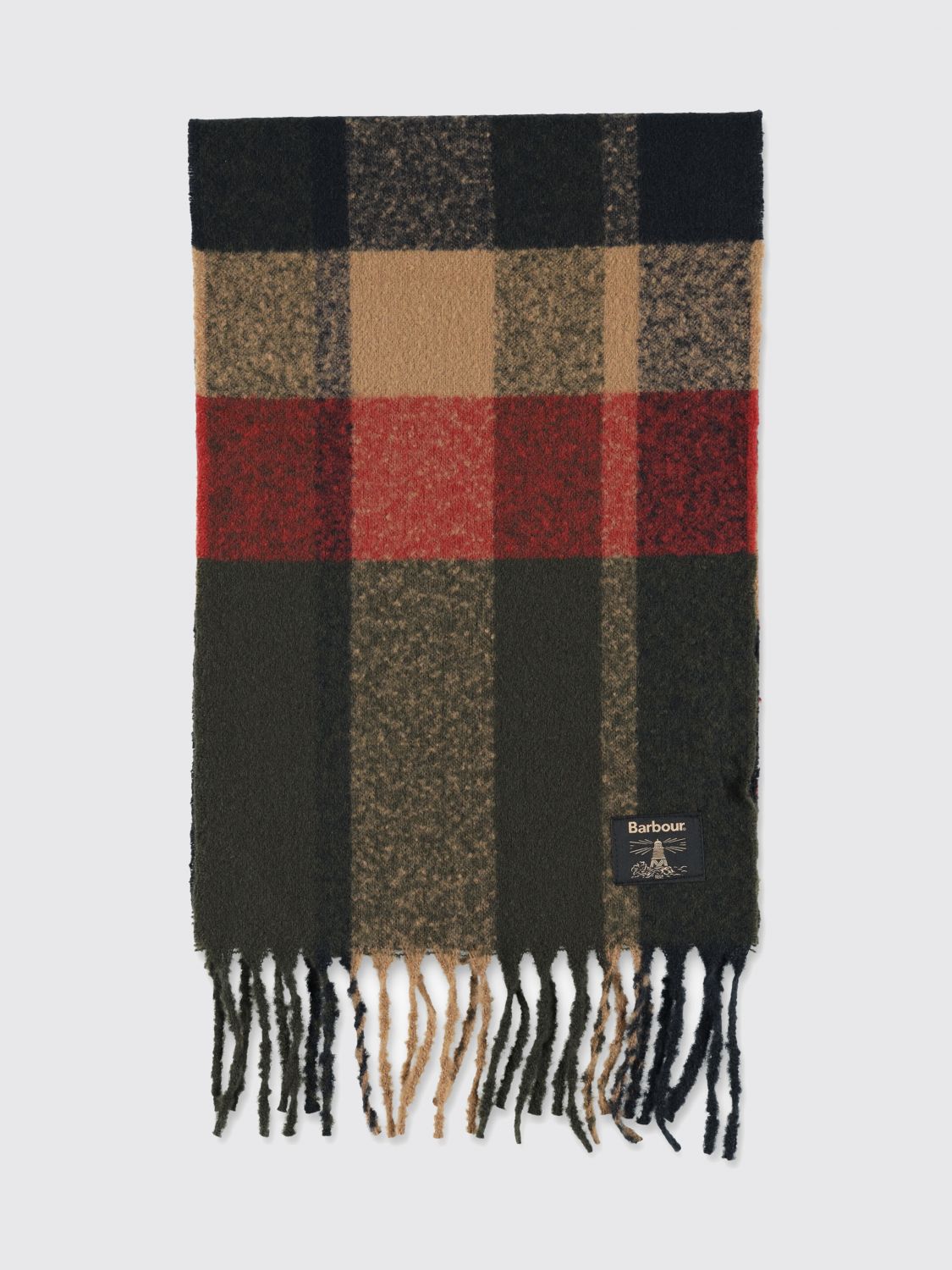 BARBOUR SCARF: Scarf men Barbour, Green - Img 1