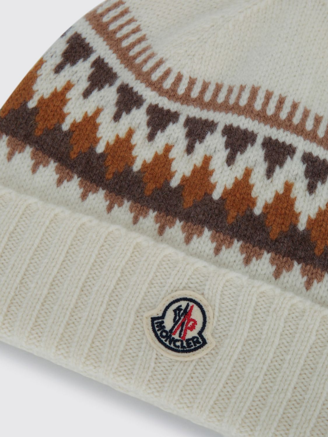 MONCLER CAPPELLO: Cappello bambino Moncler, Crema - Img 3