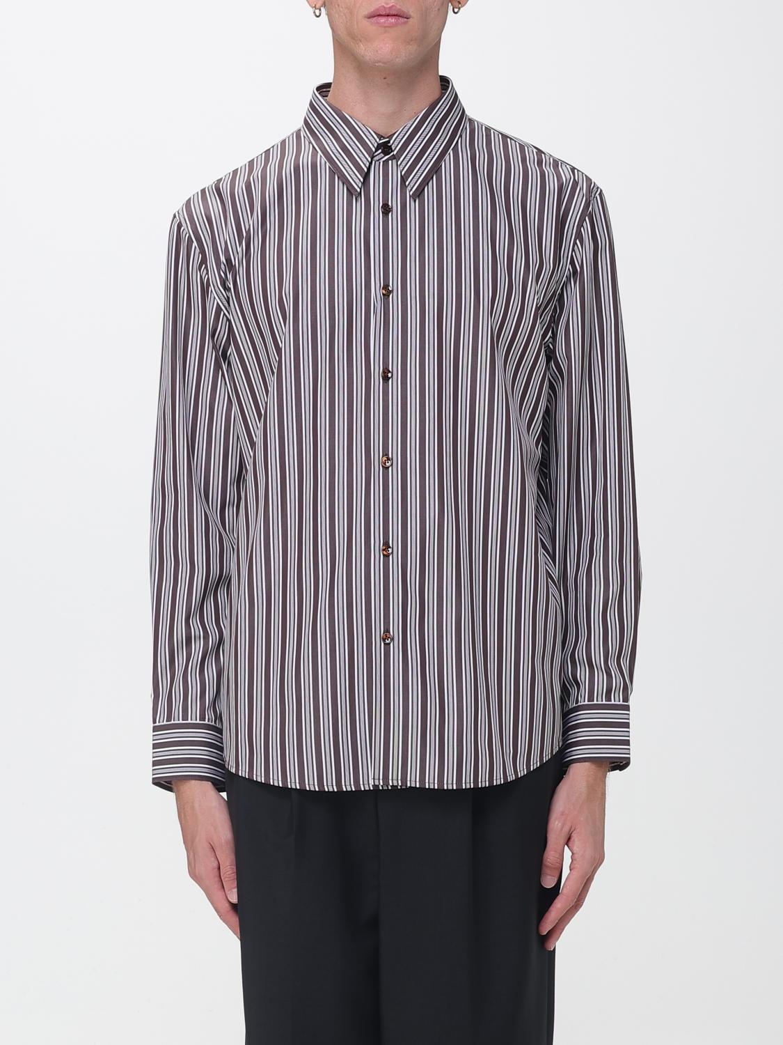 SAINT LAURENT CAMISA: Camisa hombre Saint Laurent, Marrón - Img 1