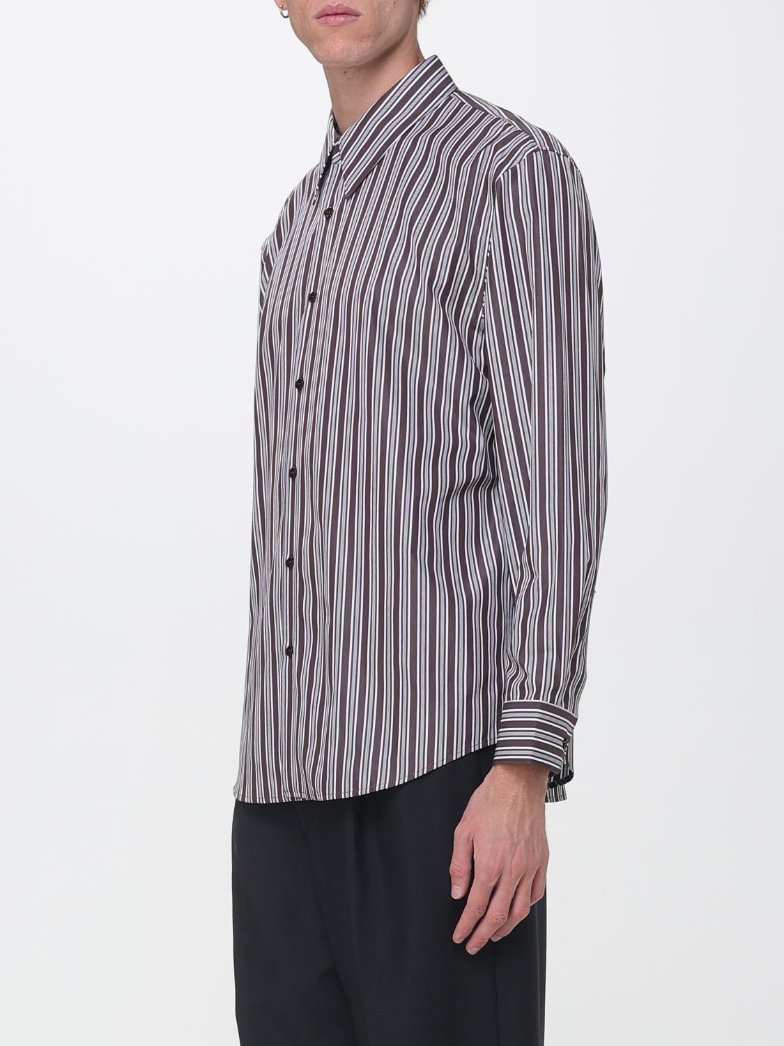 SAINT LAURENT CAMISA: Camisa hombre Saint Laurent, Marrón - Img 4