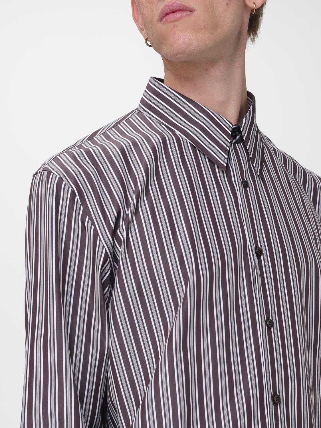 SAINT LAURENT CAMISA: Camisa hombre Saint Laurent, Marrón - Img 5