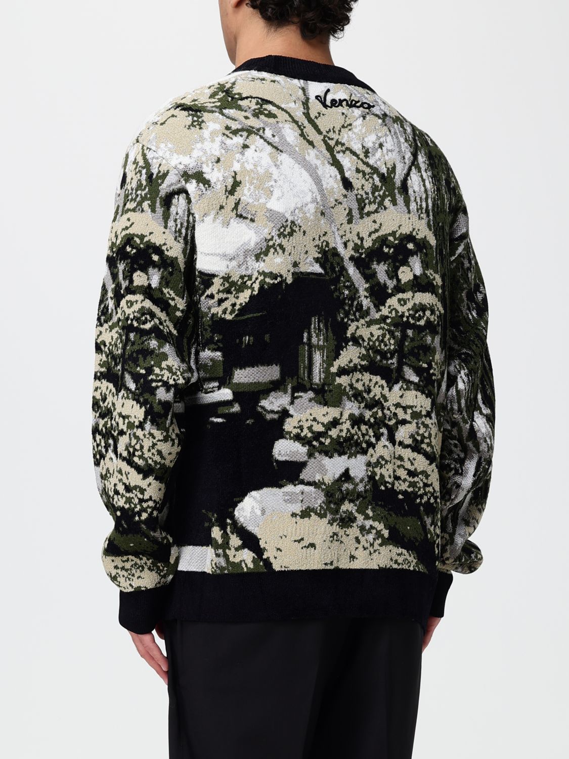 KENZO SWEATER: Sweater men Kenzo, Kaki - Img 2