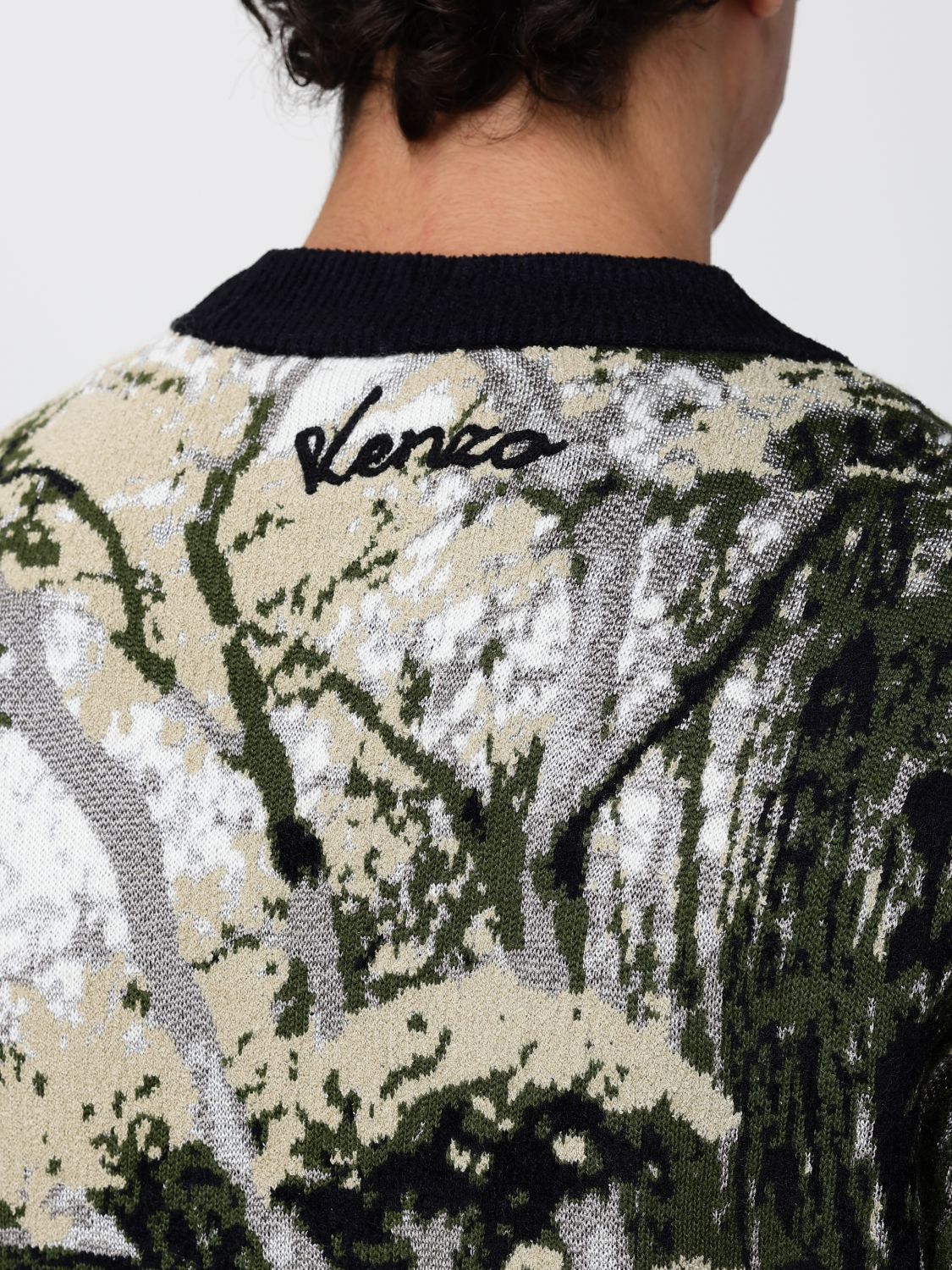 KENZO SWEATER: Sweater men Kenzo, Kaki - Img 4