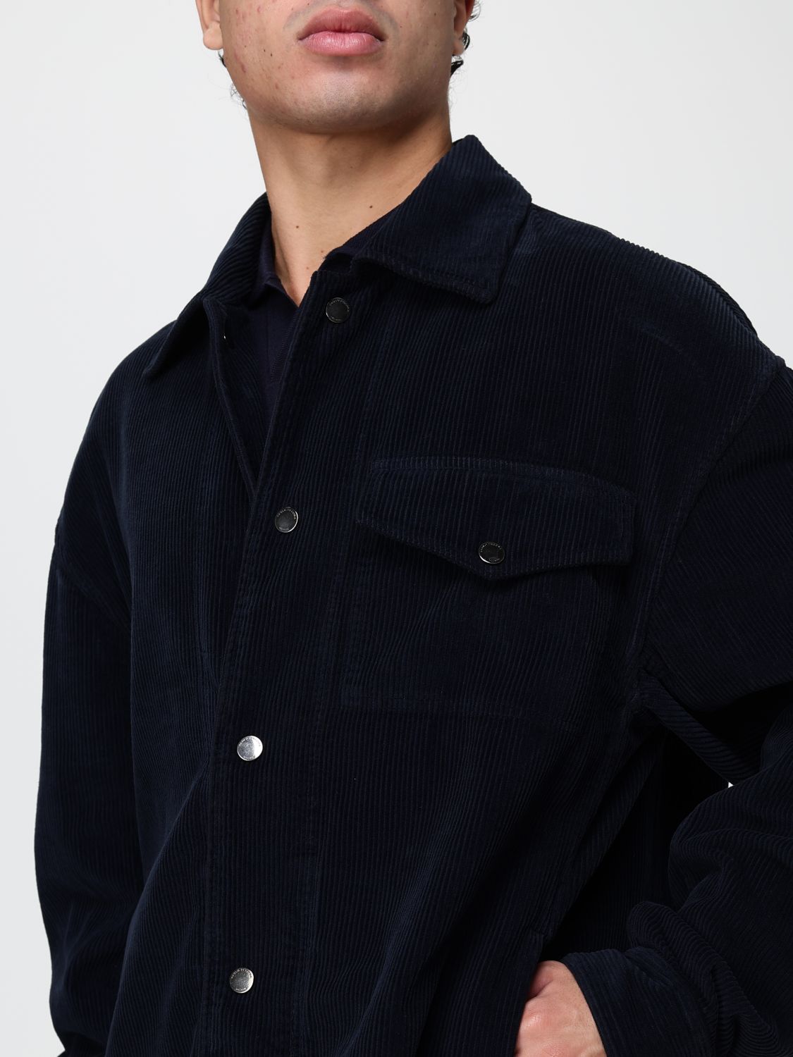 PAOLO PECORA JACKET: Jacket men Paolo Pecora, Blue - Img 4