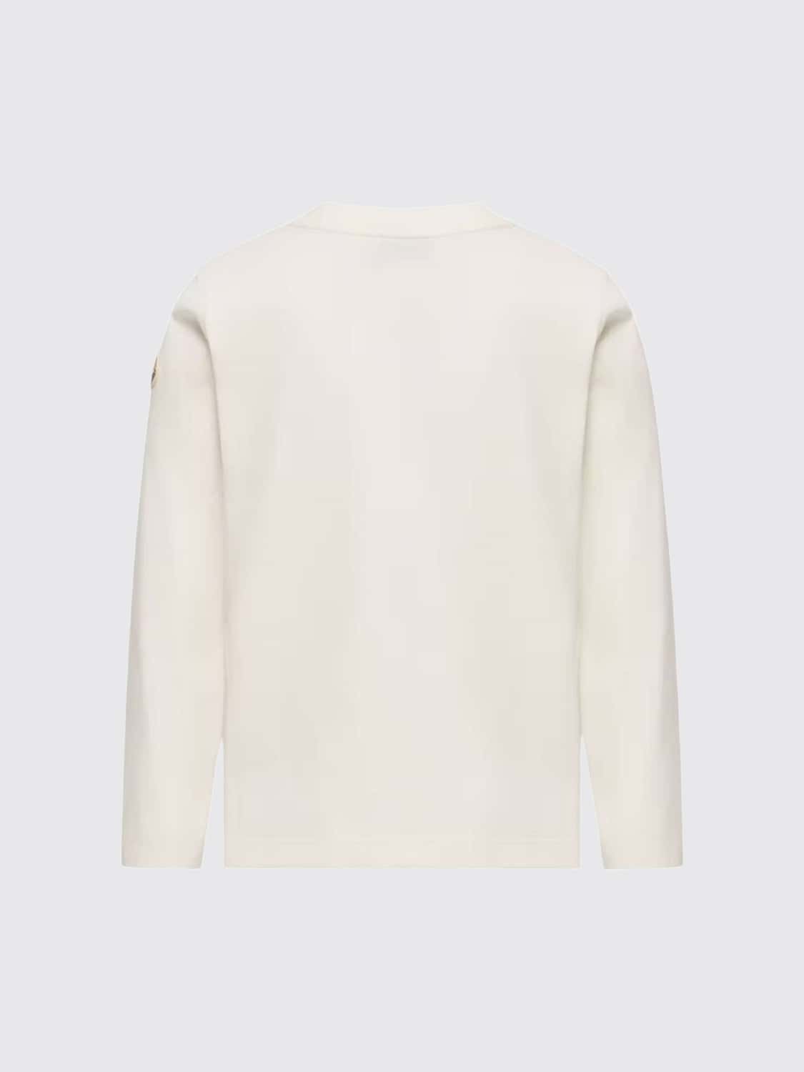 MONCLER T-SHIRT: T-shirt kids Moncler, White - Img 2